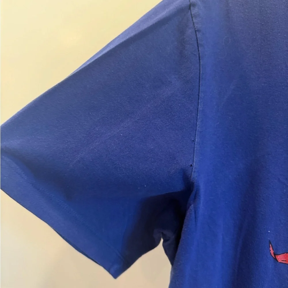 Nike Air Jordan retro 10G First Flight Chicago J’s blue Sz XL shirt 100% cotton.